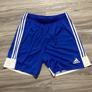 🔥4/$20 Adidas Mens Large Aeroready Athletic Blue Shorts